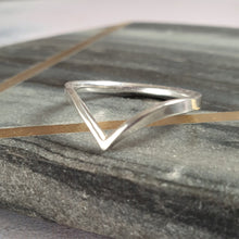 silver shaped band
