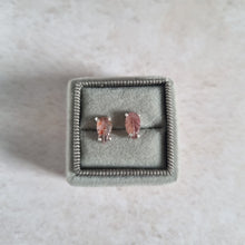 Little Tourmaline Leaf Stud Earrings