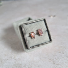 Little Tourmaline Leaf Stud Earrings