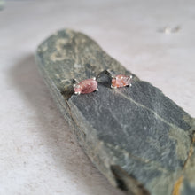 Little Tourmaline Leaf Stud Earrings