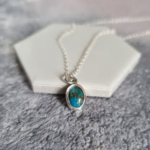 Dainty Turquoise Silver Necklace