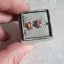 Little Tourmaline Leaf Stud Earrings