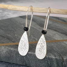 Handmade textured drop earrings
