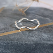Handmade Sterling Silver Wave Ring
