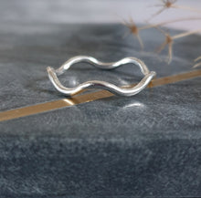 Handmade Sterling Silver Wave Ring