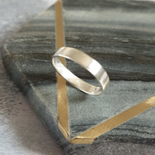 Wide Silver Band Ring