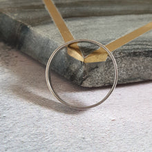 Wide Silver Band Ring