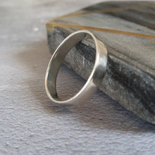 Wide Silver Band Ring