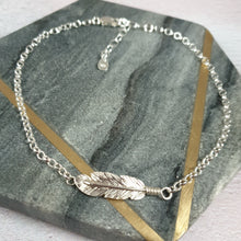 Feather Silver Bracelet