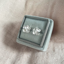Flower Silver Stud Earrings