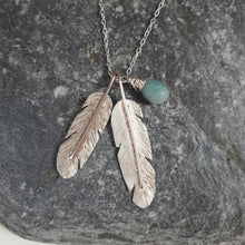 Feathers Silver Necklace