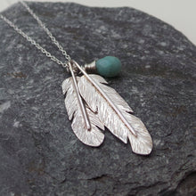Feathers Silver Necklace