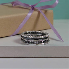 Hammered texture rings
